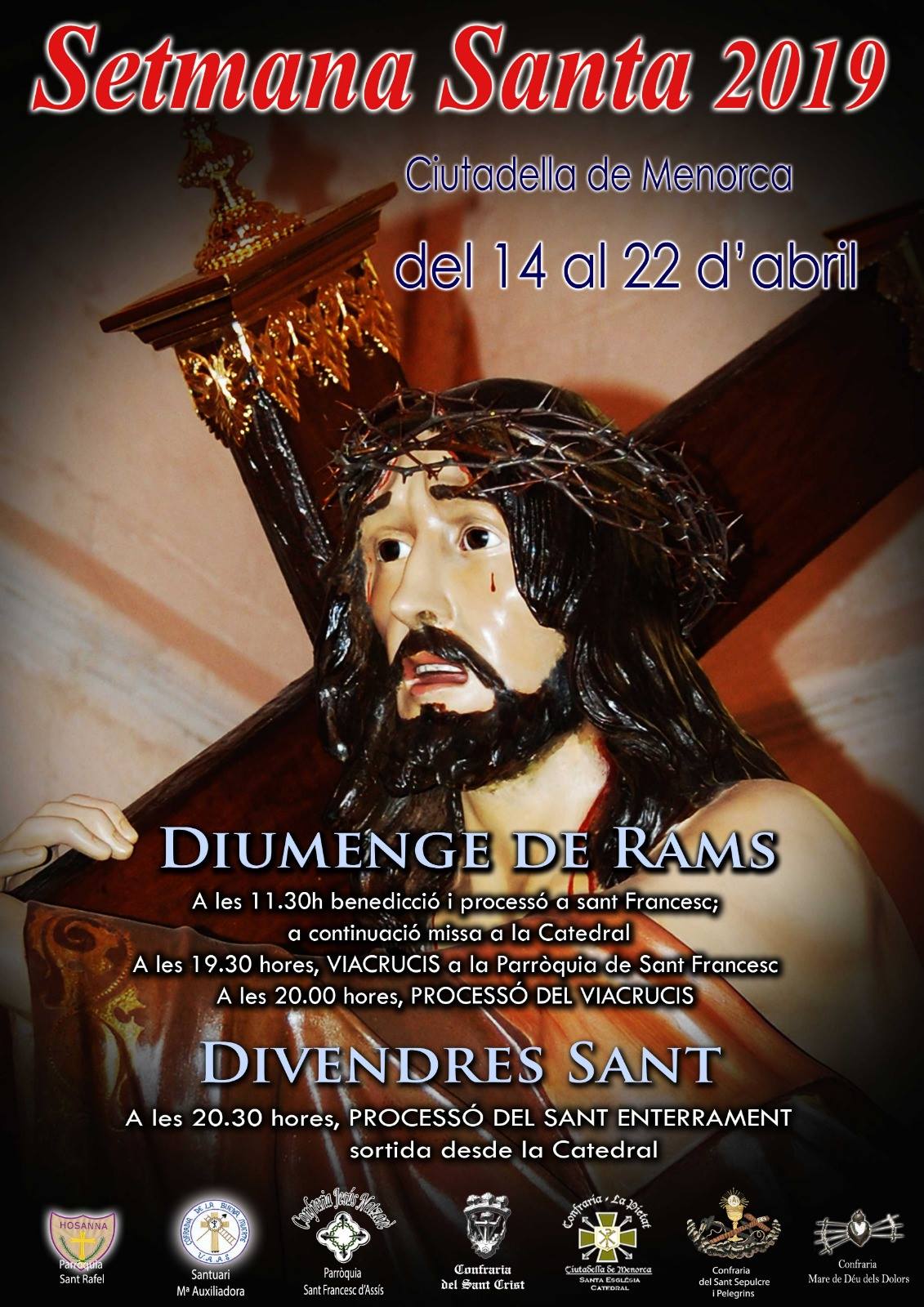 Semana Santa en Ciutadella de Menorca 2019 Ciutadella de Menorca / 
Ciudadela de Menorca